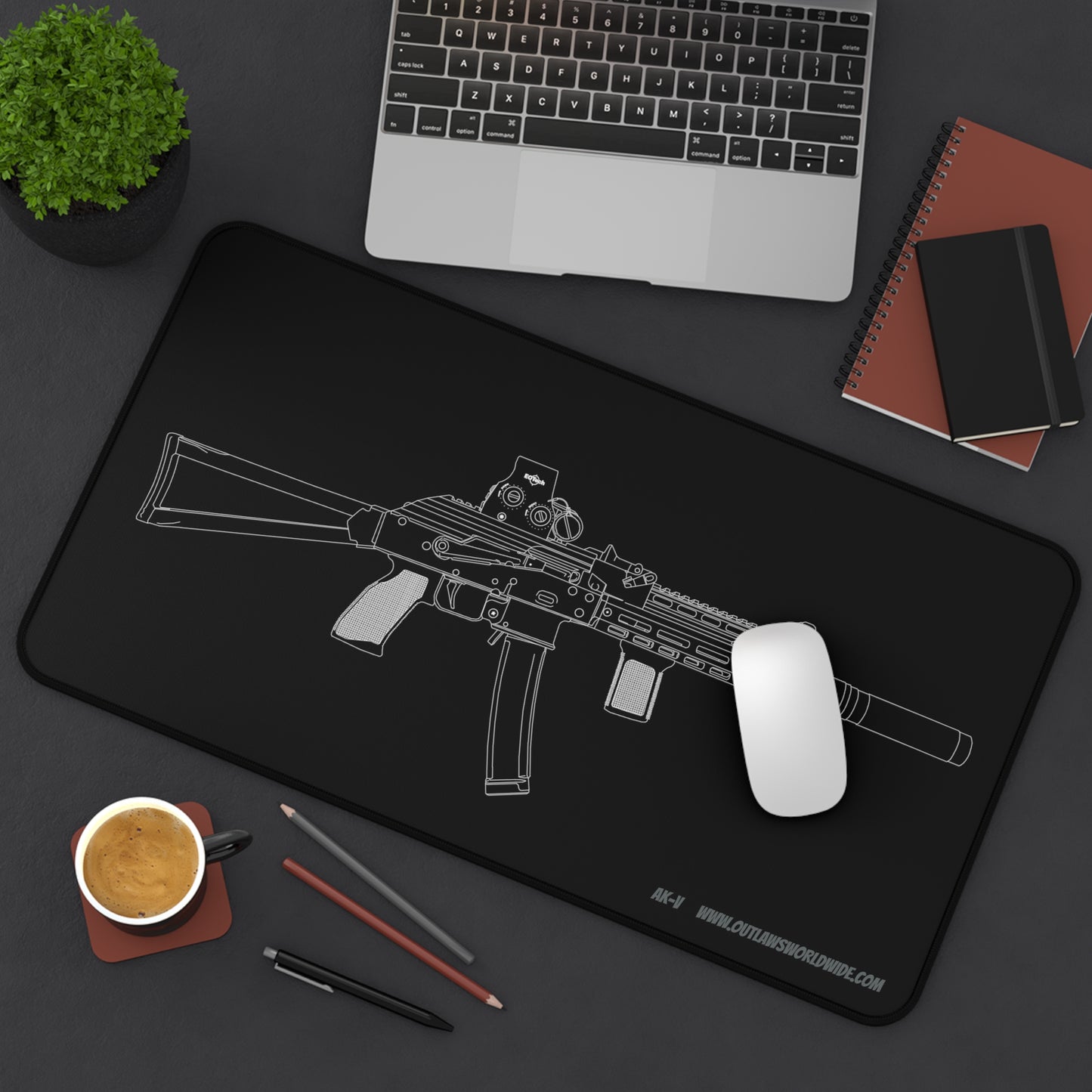 12" x 22" AK-V Desk Mat