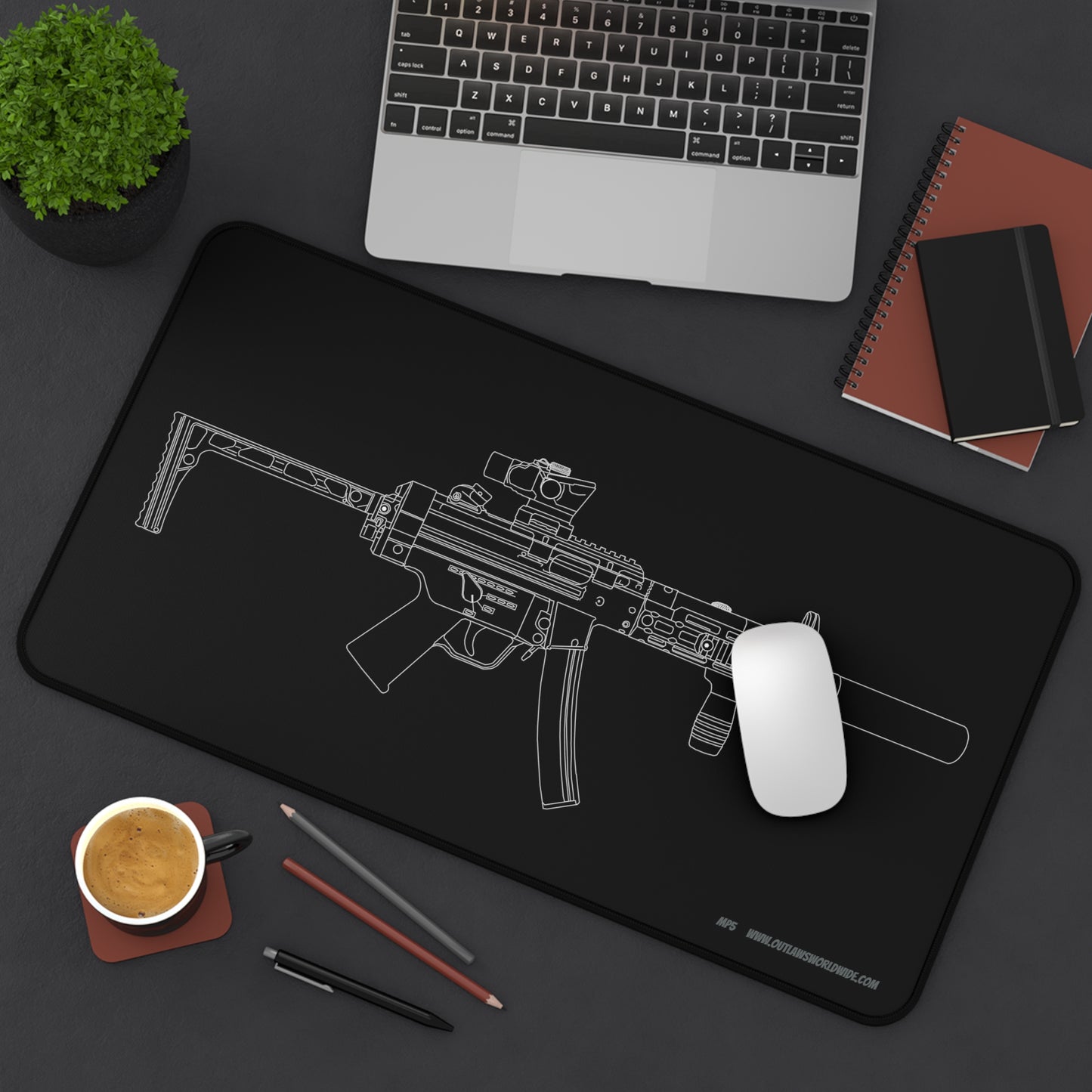 12" x 22" Mp5 Desk Mat
