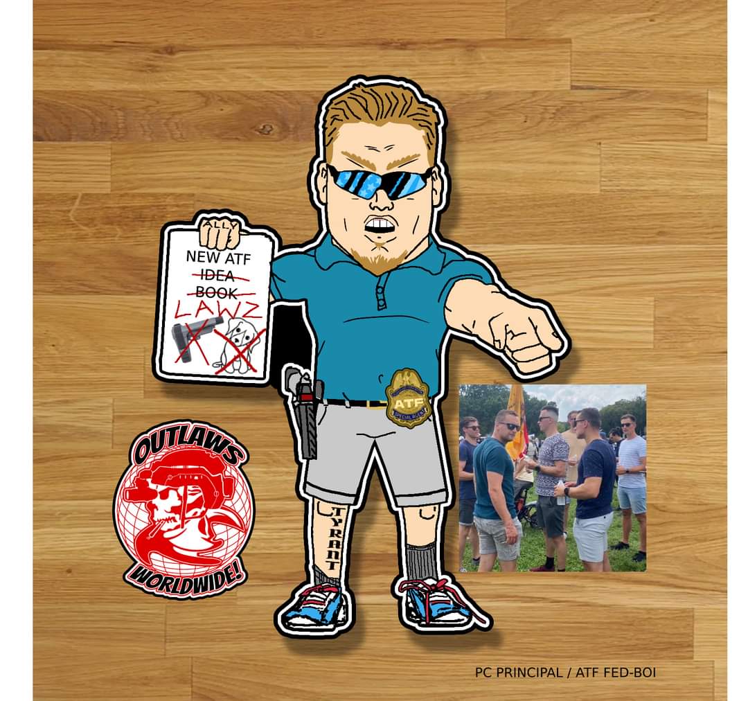North Park - ATF Principal - Woke Parody (pvc+velcro) 4"