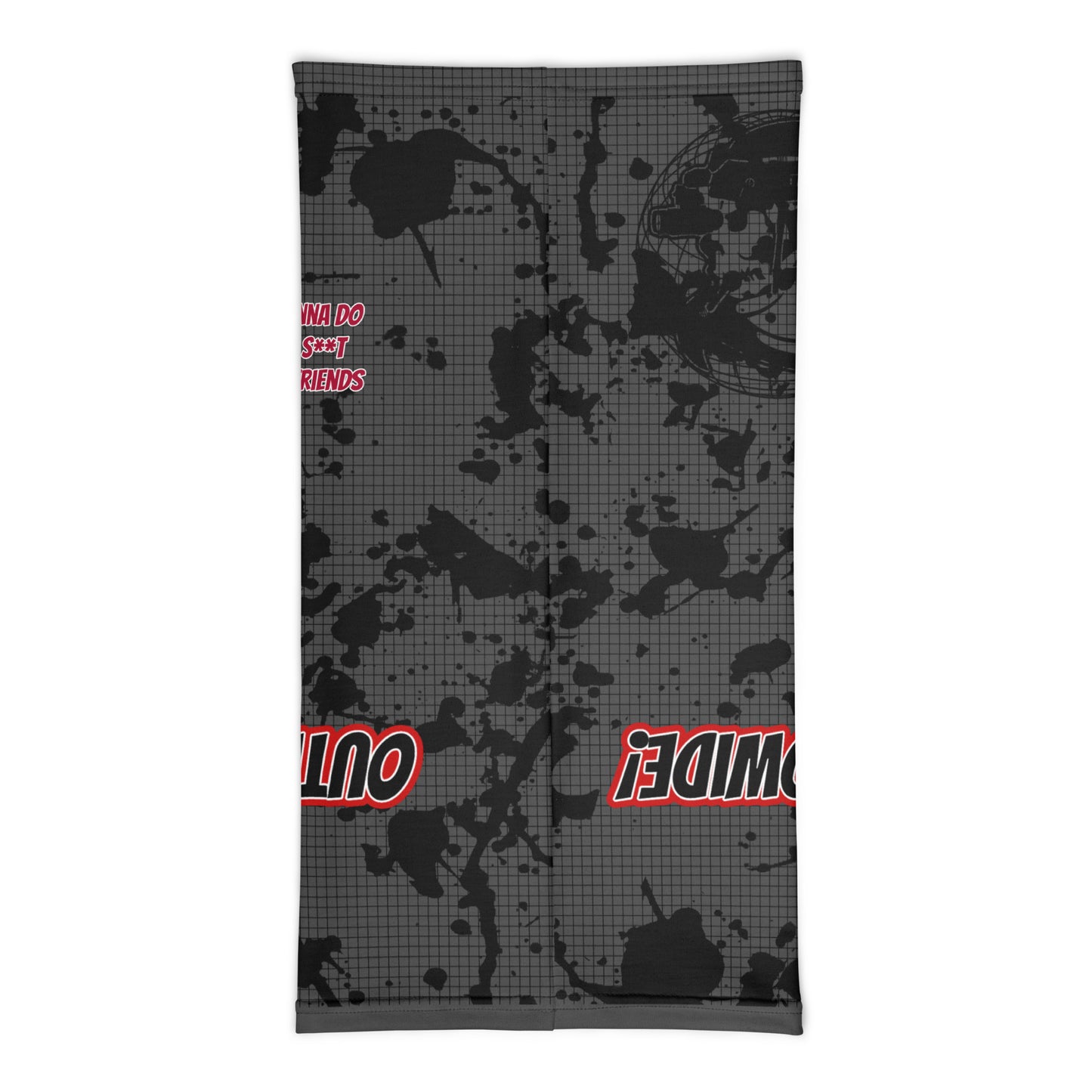 Face Hugger Neck Gaiter Charcoal