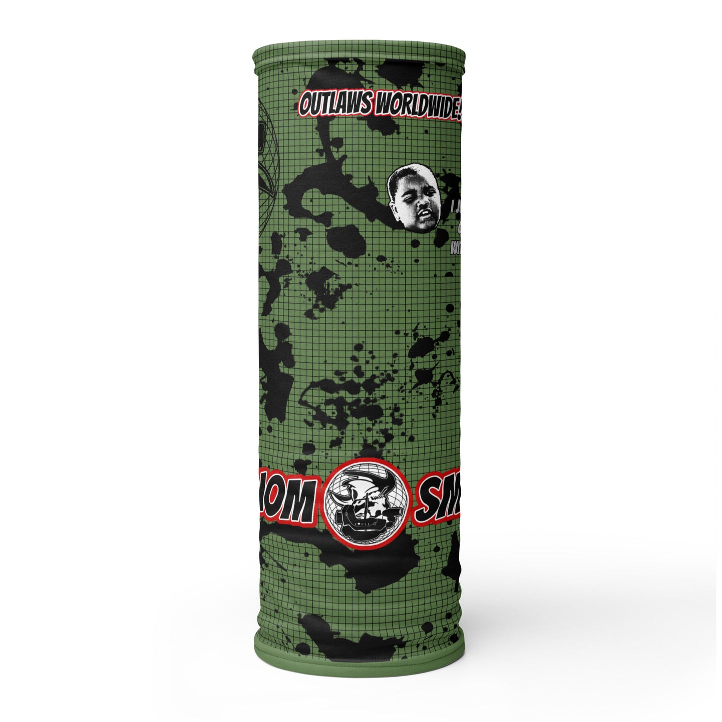 Face Hugger Neck Gaiter Green