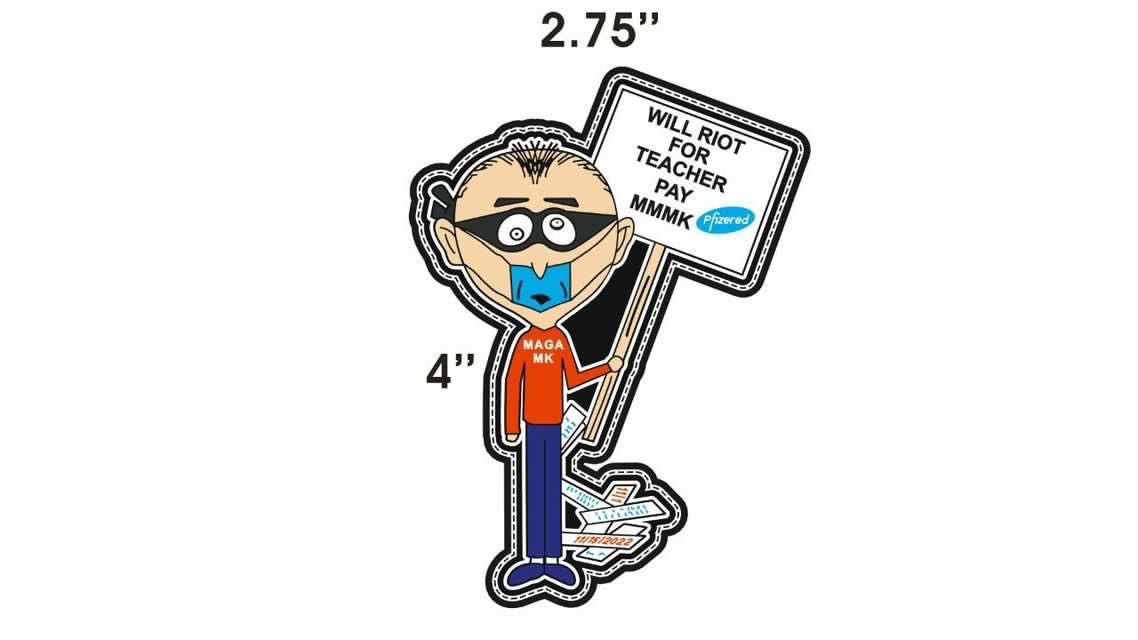 North Park - Not Mr. Mackey - Woke Parody (pvc+velcro) 3.75"
