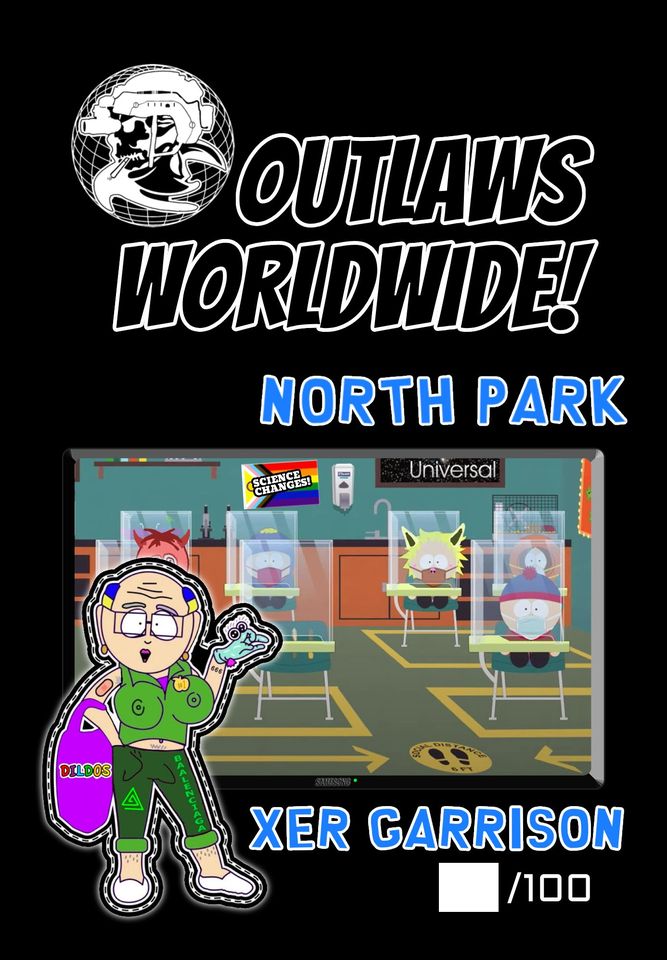 North Park - Xer Garrison - Woke Parody (pvc+velcro) 3.75"