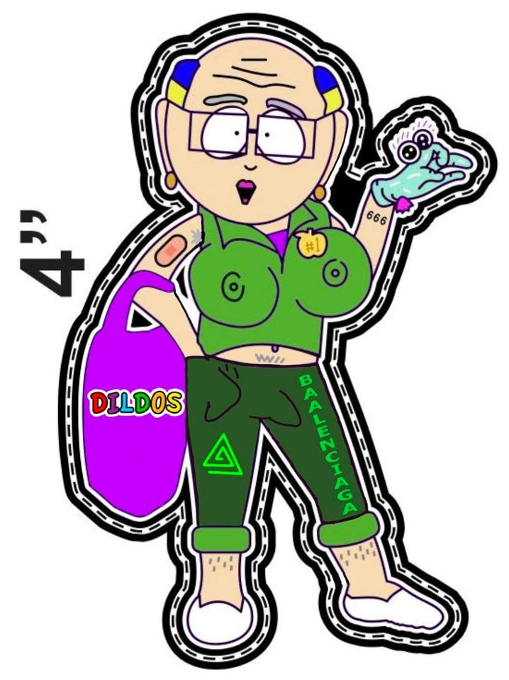 North Park - Xer Garrison - Woke Parody (pvc+velcro) 3.75"
