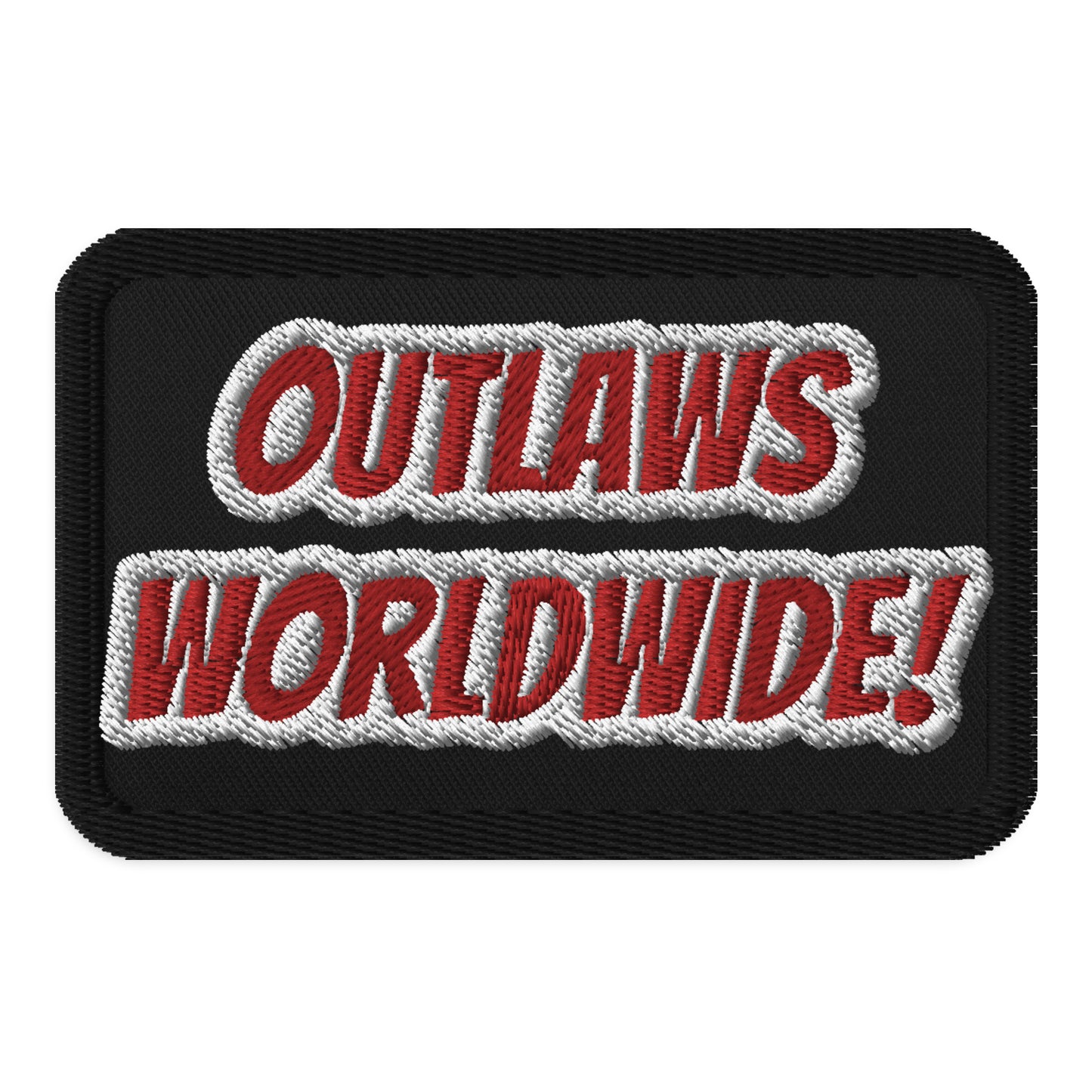 Outlaws WORLDWIDE! 3" (embroidered+velcro)