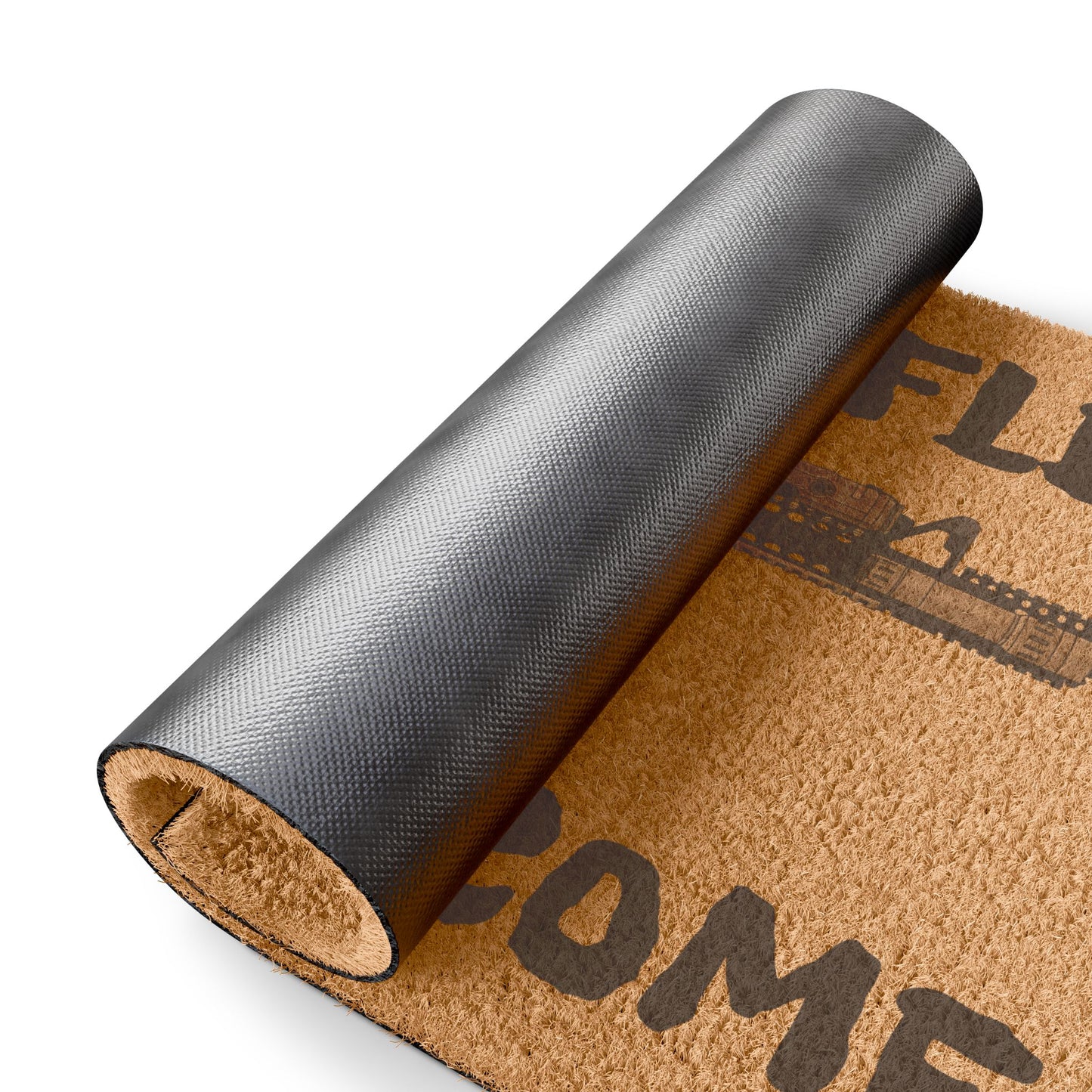 "Black Rifles Are Welcome" Coir Doormat
