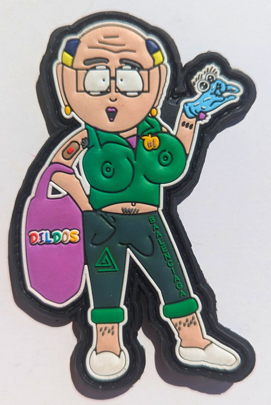 North Park - Xer Garrison - Woke Parody (pvc+velcro) 3.75"