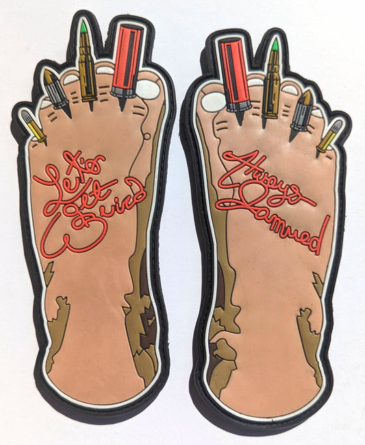 SHOW FEET! (pvc+velcro) 6"
