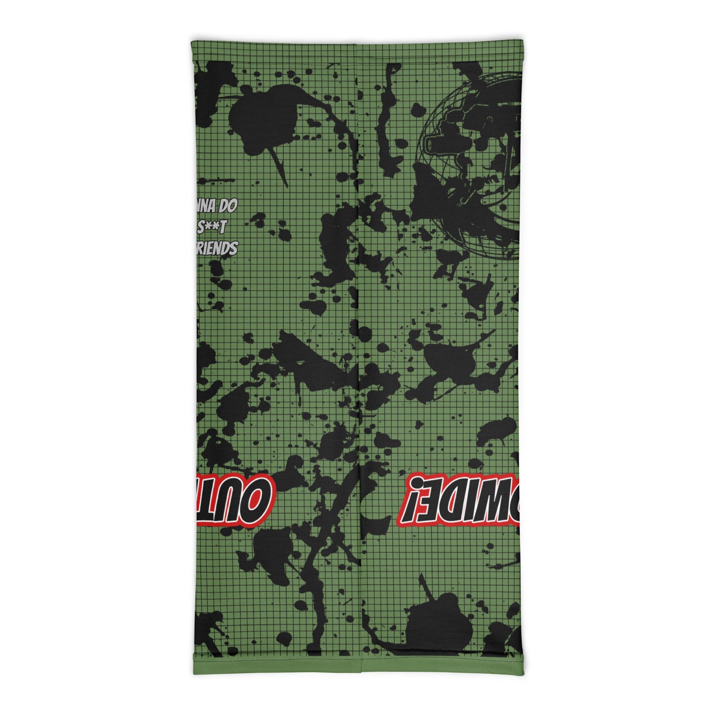 Face Hugger Neck Gaiter Green