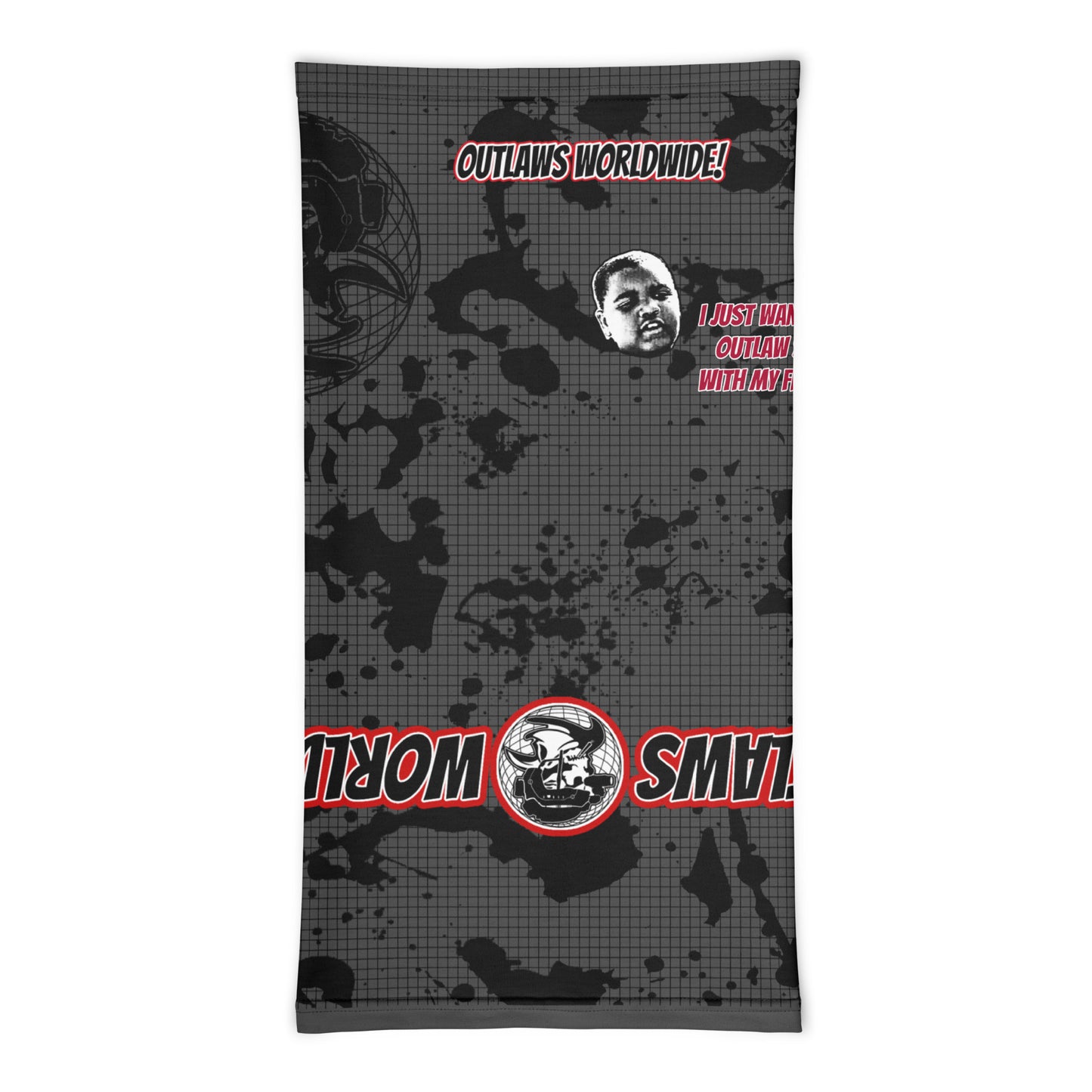 Face Hugger Neck Gaiter Charcoal