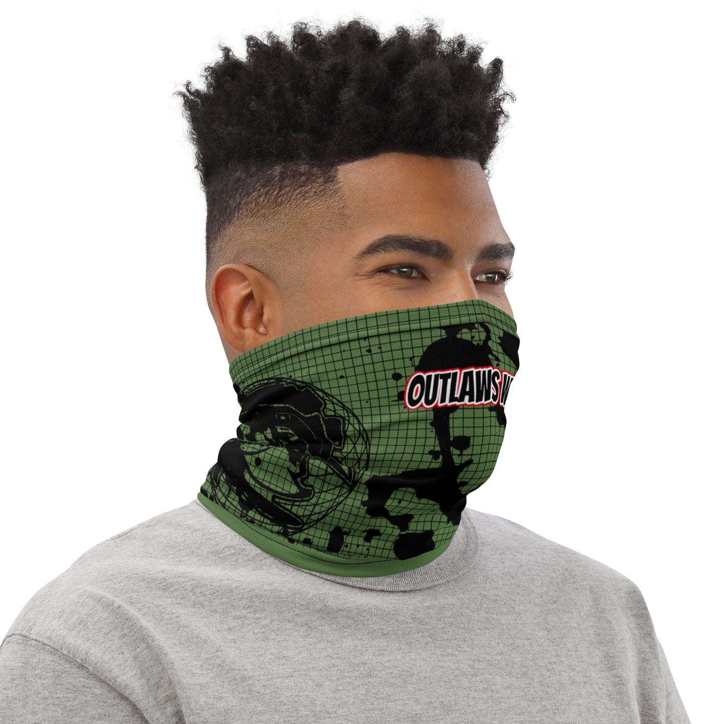Face Hugger Neck Gaiter Green