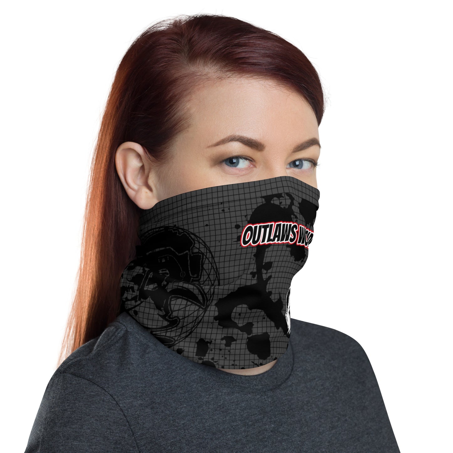 Face Hugger Neck Gaiter Charcoal