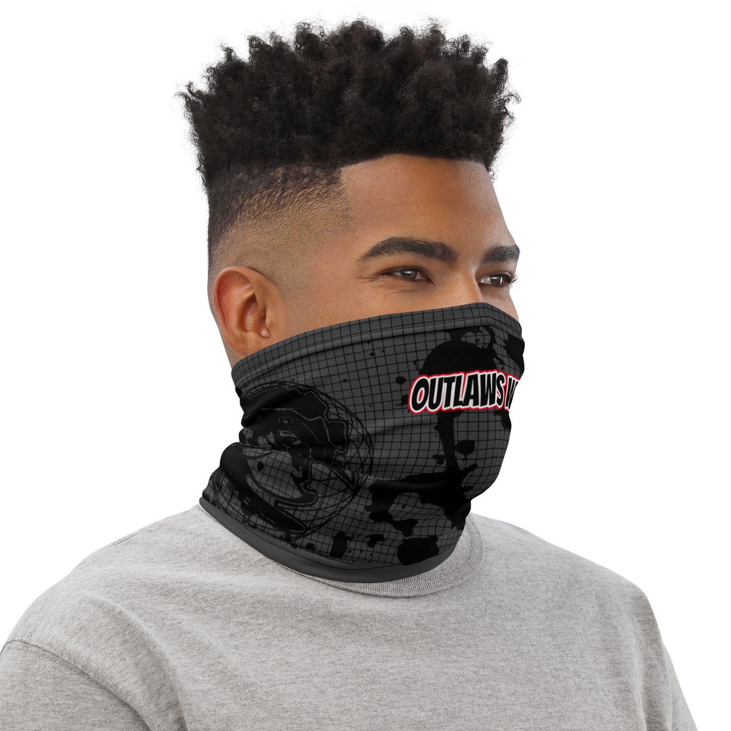 Face Hugger Neck Gaiter Charcoal