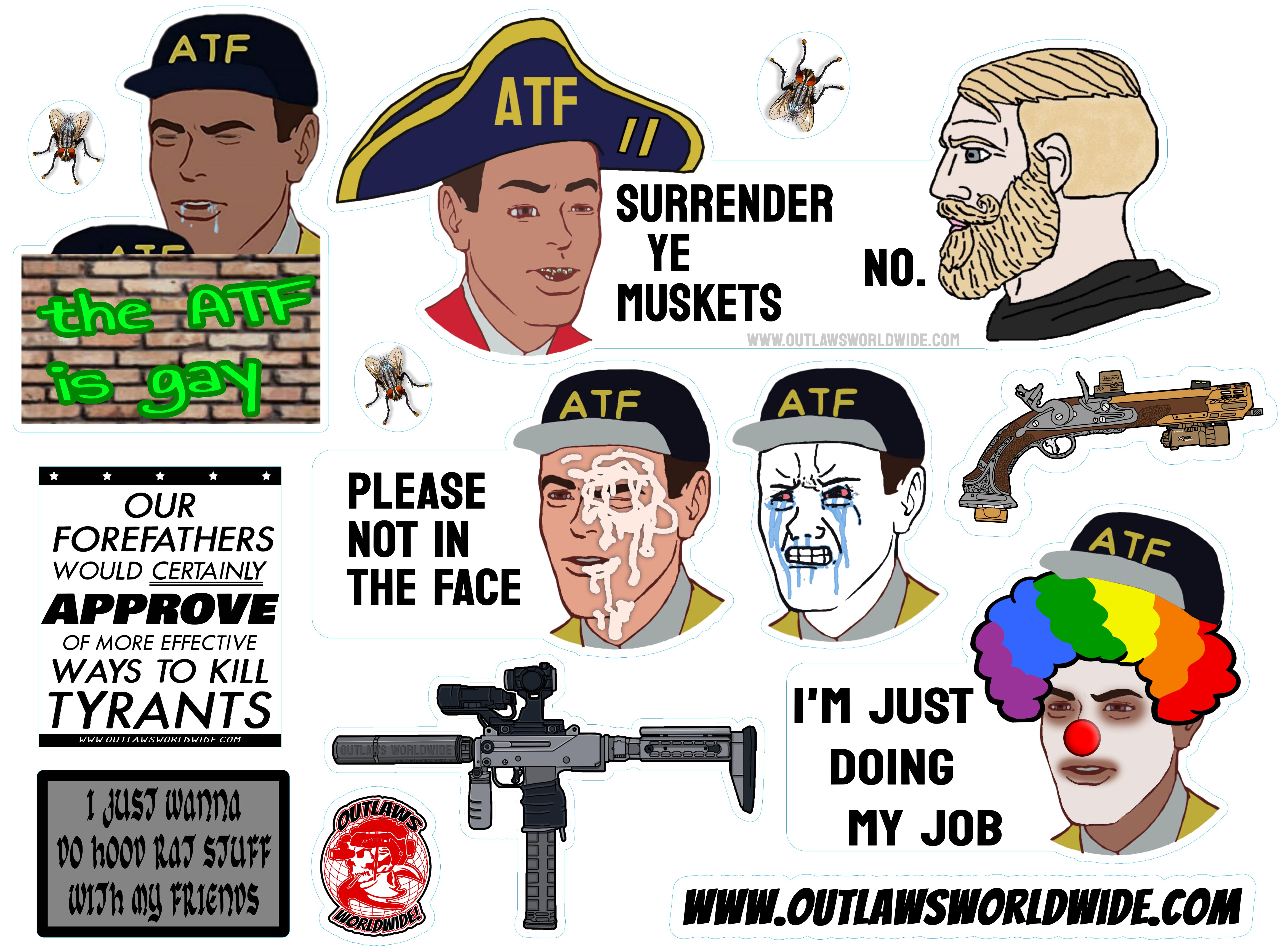 Stickers – Outlaws WORLDWIDE!
